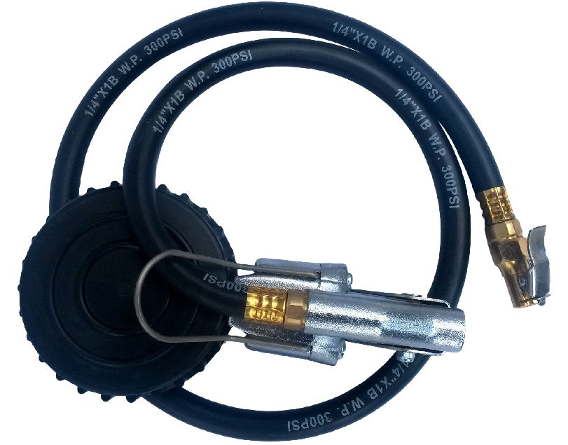 INFLATOR GUN WITH PRESSURE GAUGE | 0 - 15 BAR (H1828)