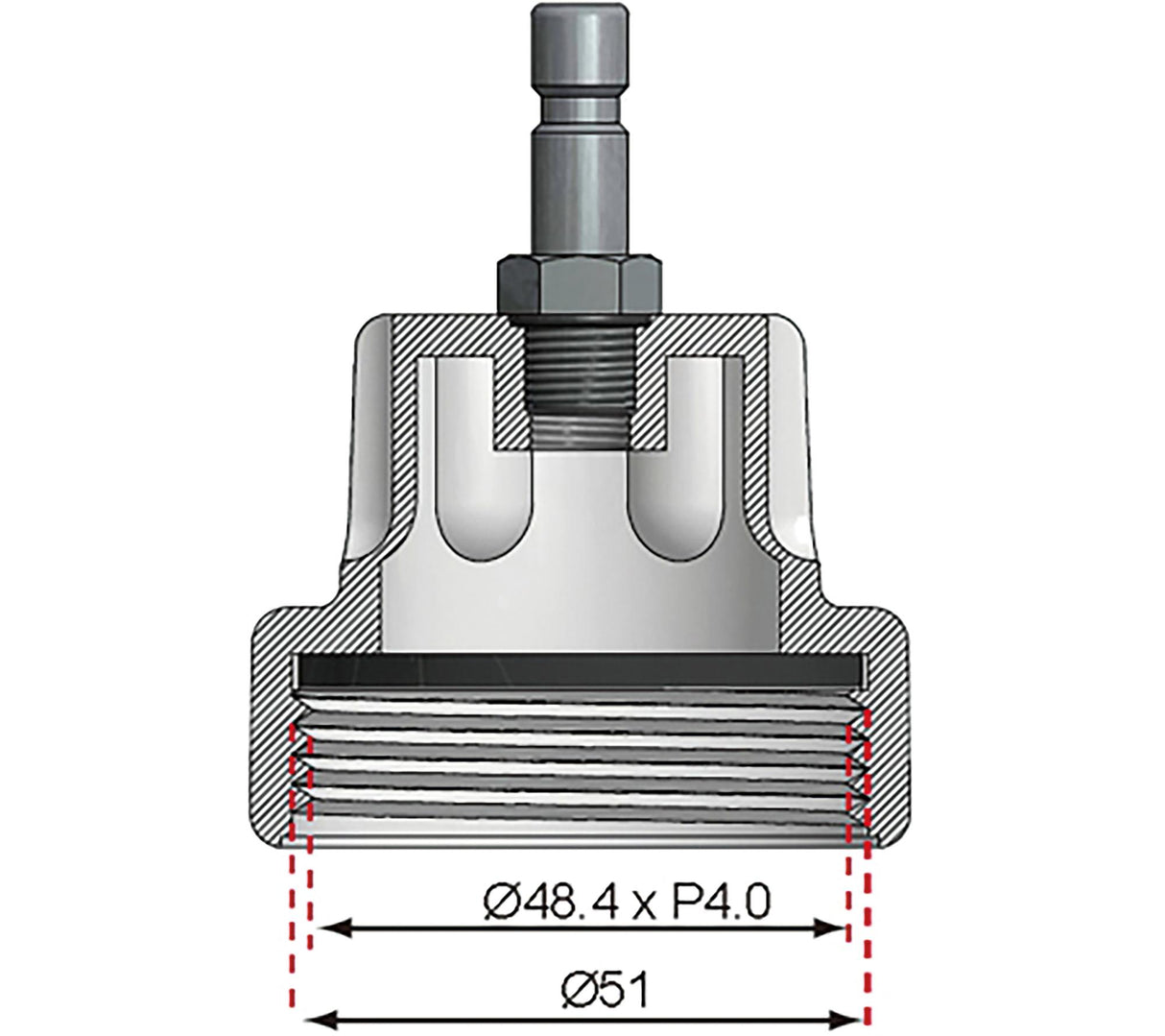 ADAPTOR NO. 11 FOR BGS 8027, 8098 | FOR AUDI, VW (8027-11)