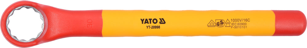 INSULATED RING WRENCH 30MM VDE (YT-20998)