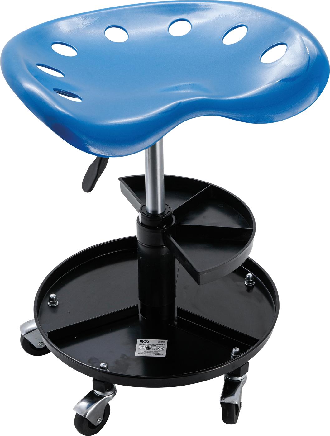 MECHANICAL / PNEUMATIC SEAT | WITH 2 ABS SHELVES | 440 X 350 MM (6820)