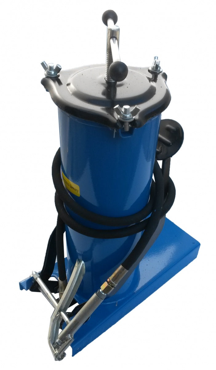 LUBRICATION TANK WITH FOOT PUMP | WITH WHEELS | 8 L (GP08F)