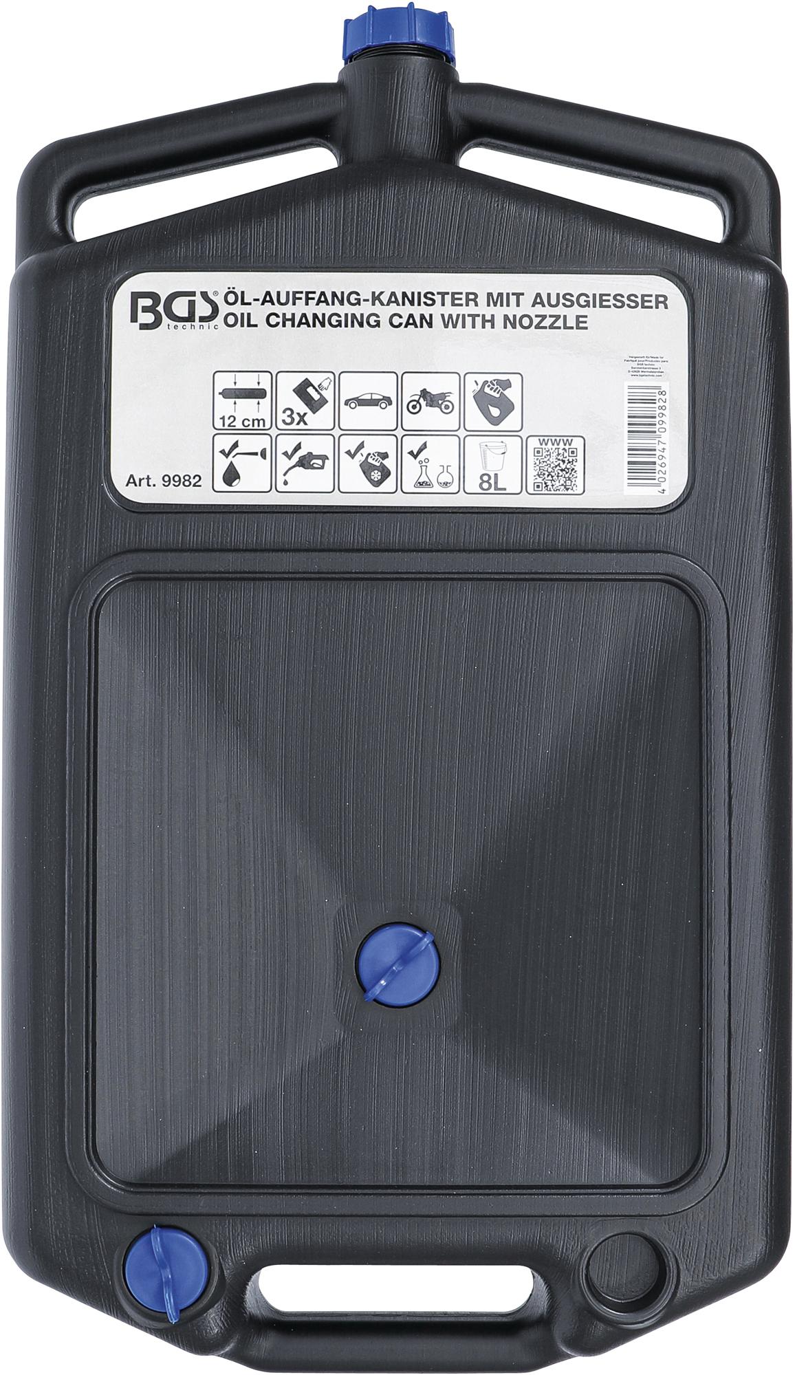 OIL CHANGING CAN WITH NOZZLE | 8 L (9982)