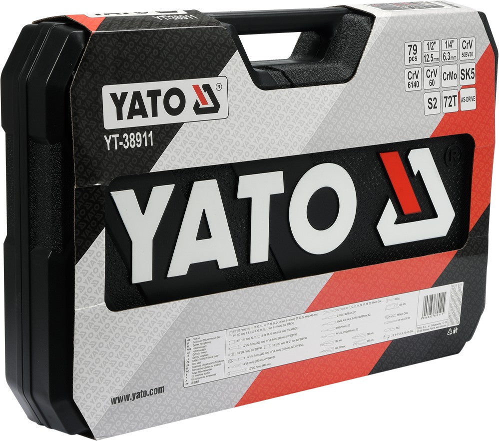 TOOL SET 1/2", 79PCS, XXXL (YT-38911)
