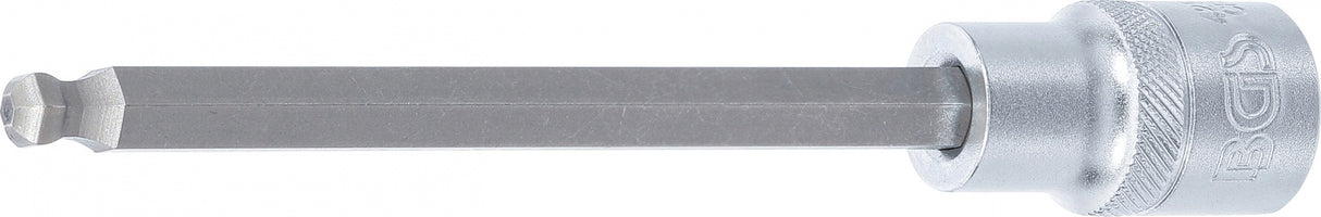 BIT SOCKET | LENGTH 140 MM | 12.5 MM (1/2") DRIVE | INTERNAL HEXAGON WITH BALL HEAD 7 MM (4258-7)