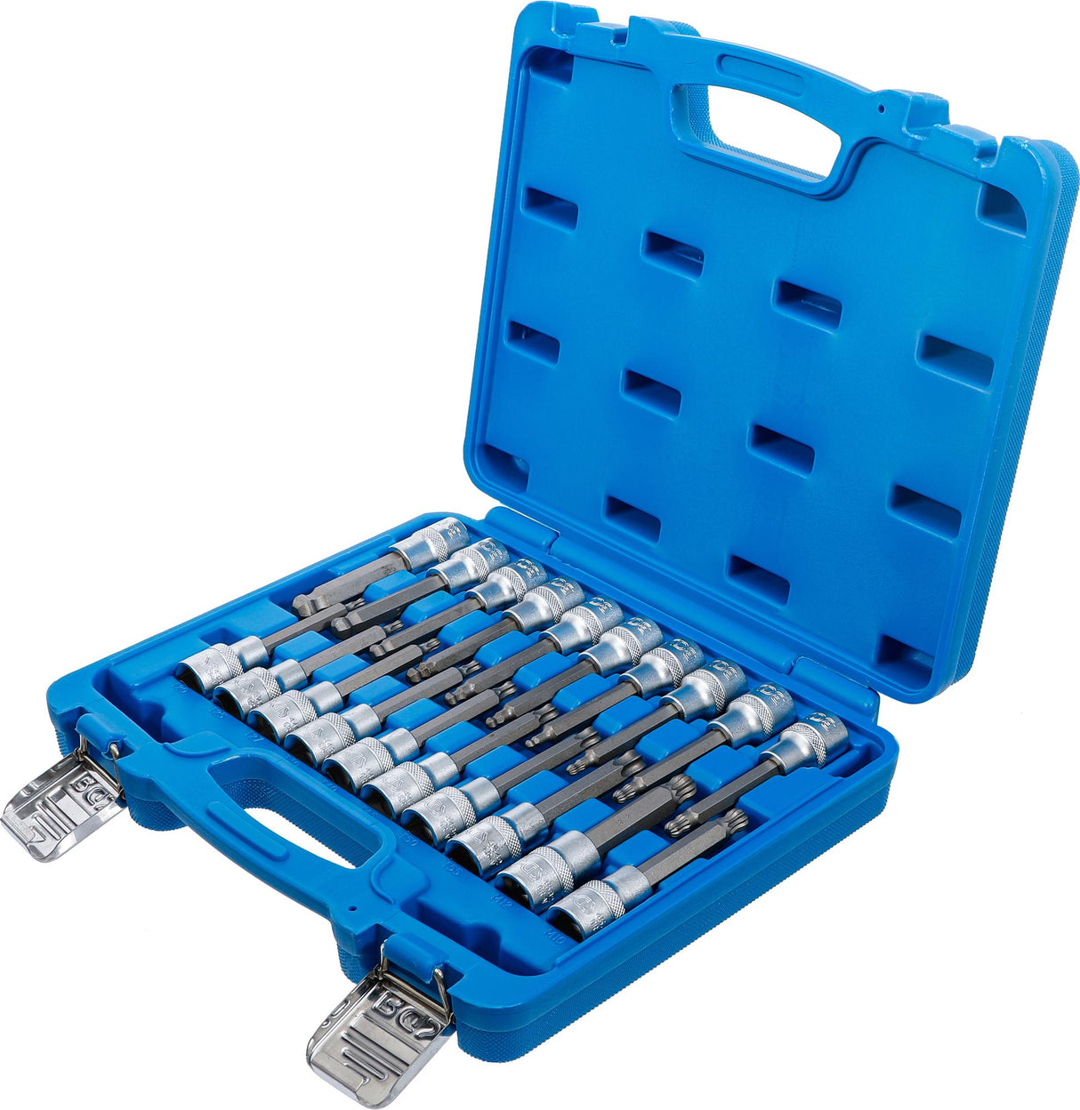BIT SOCKET SET | 12.5 MM (1/2") DRIVE | INTERNAL HEXAGON, T-STAR (FOR TORX), SPLINE (FOR XZN) WITH BALL HEAD | 20 PCS. (5170)
