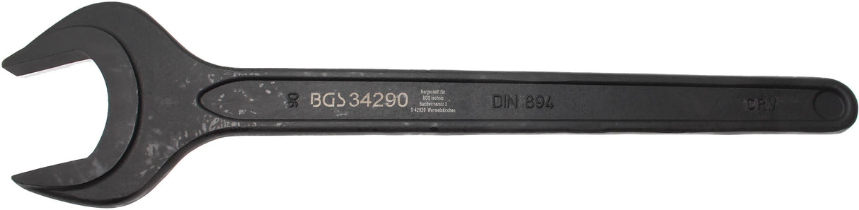 SINGLE OPEN END SPANNER | DIN 894 | 90 MM (34290)