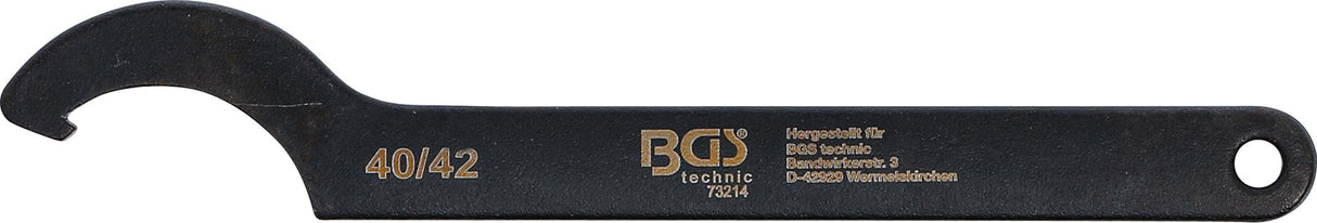 HOOK WRENCH WITH NOSE | 40 - 42 MM (73214)