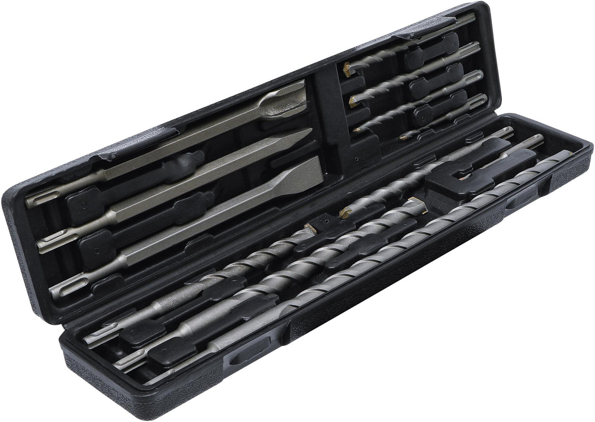 HAMMER, DRILL AND CHISEL SET | SDS SHAFT, CARBIDE TIP | 5 - 20 MM | 12 PCS. (2005)