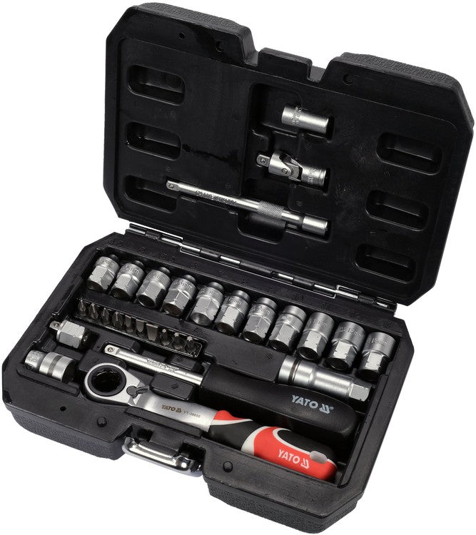 GO THROUGH SOCKET SET SPLINE 1/4 (YT-38650)