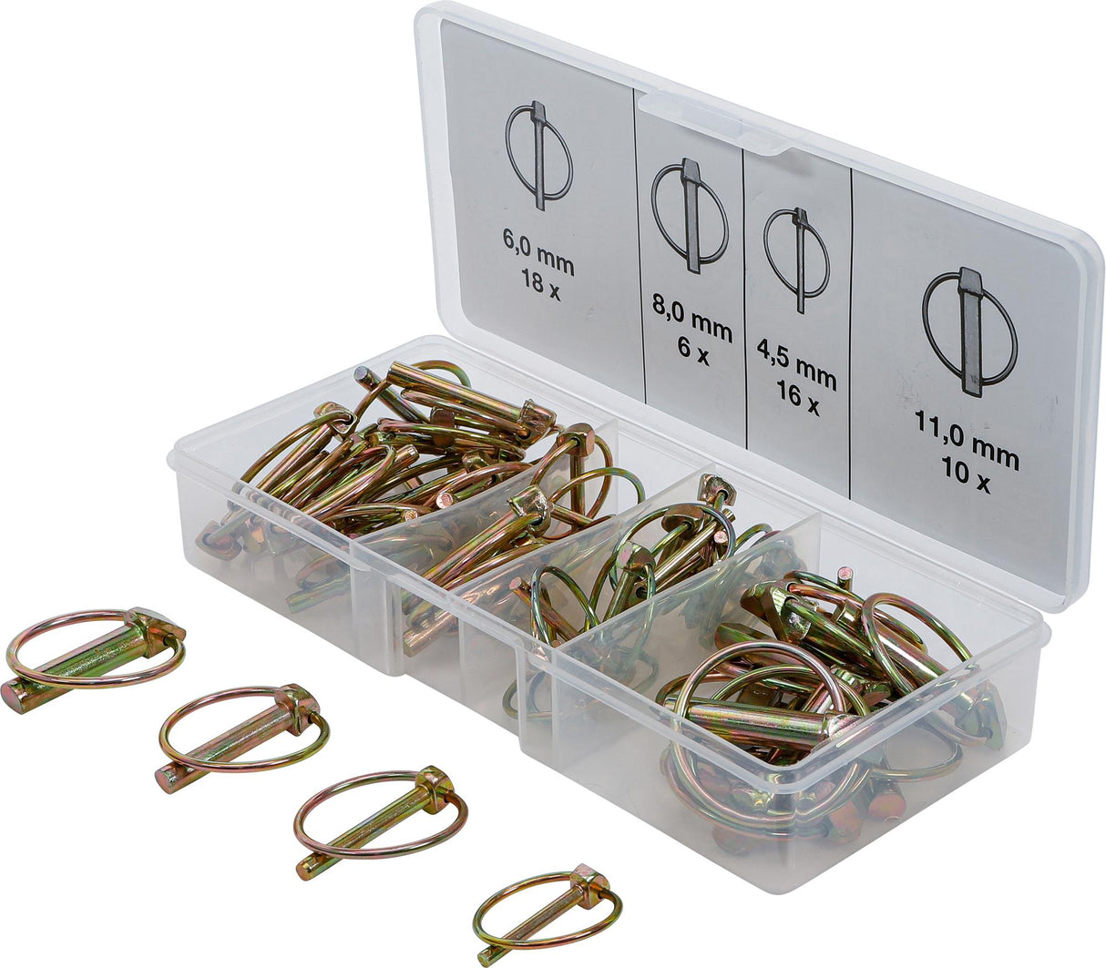 LINCHPIN ASSORTMENT | 50 PCS. (8087)
