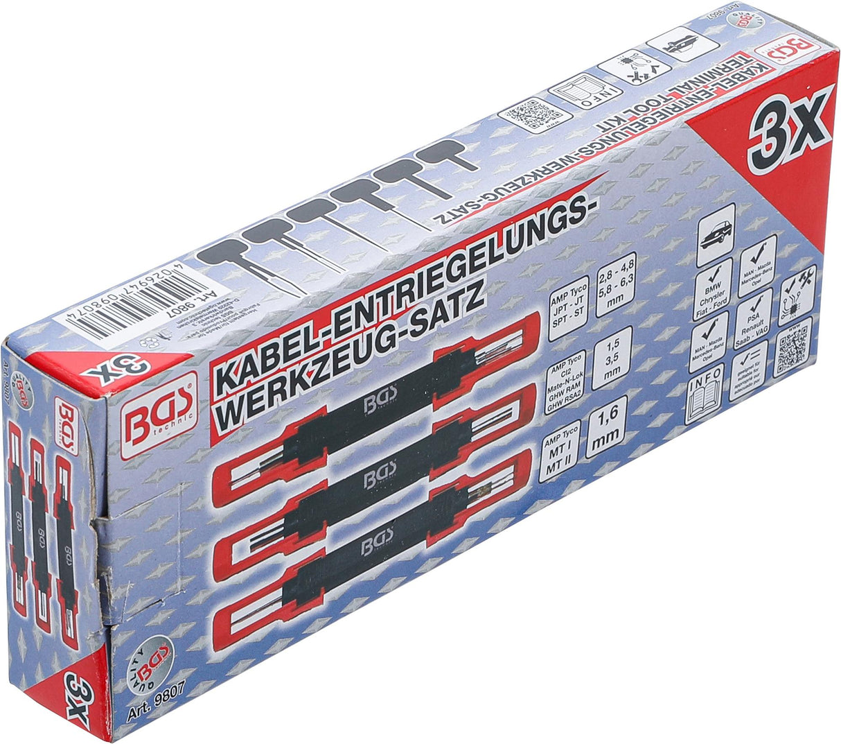 TERMINAL TOOL KIT | UNIVERSAL | 3 PCS. (9807)