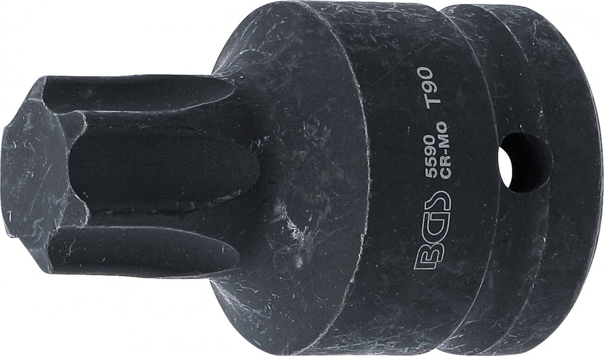 IMPACT BIT SOCKET | 20 MM (3/4") DRIVE | T-STAR (FOR TORX) T90 (5590)