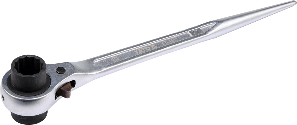 DOUBLE RATCHET WRENCH 19X22MM (YT-4937)