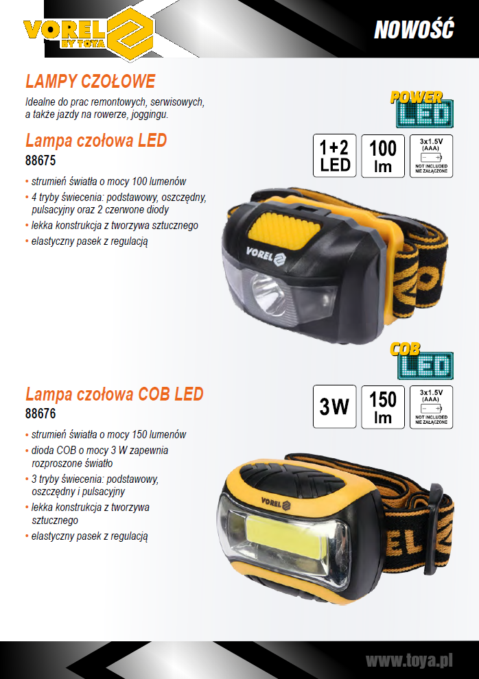 HEADLAMP LED 1W (88675)