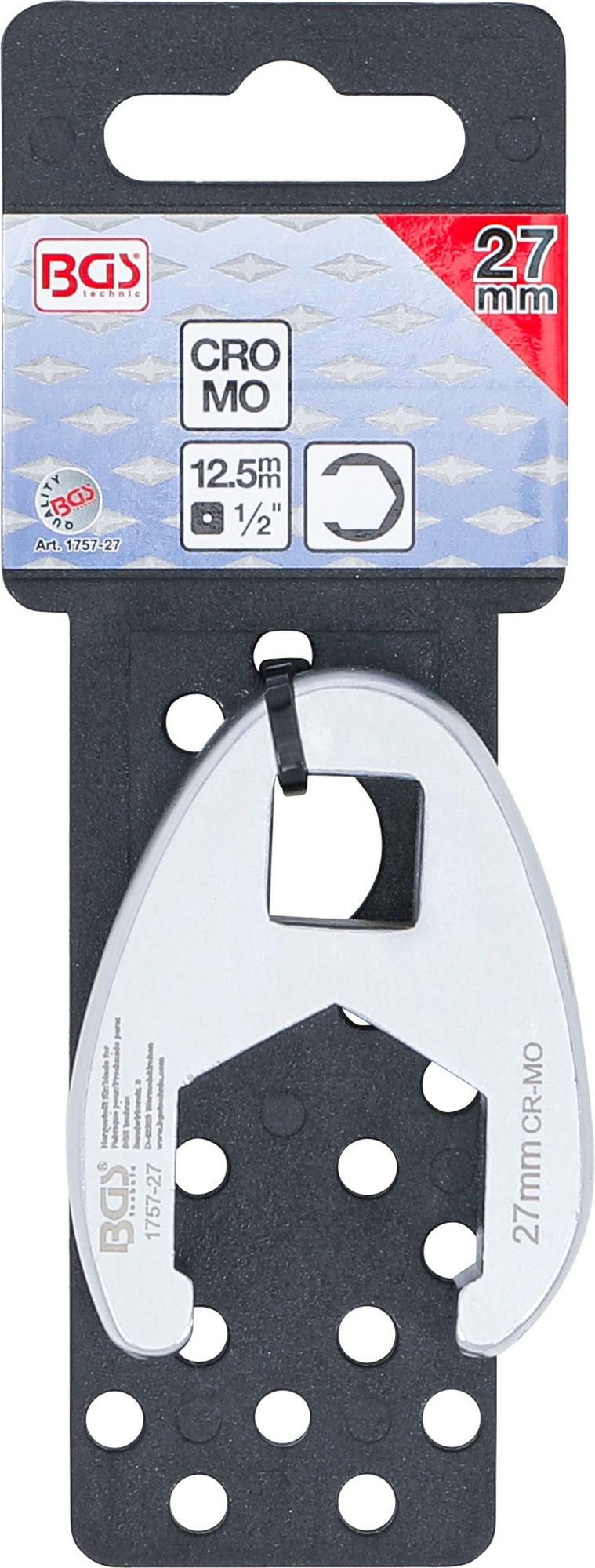 CROWFOOT SPANNER | 12.5 MM (1/2") DRIVE | 27 MM (1757-27)