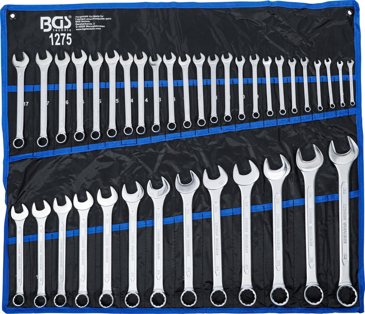 COMBINATION SPANNER SET | 6 - 32 MM | 37 PCS. (1275)
