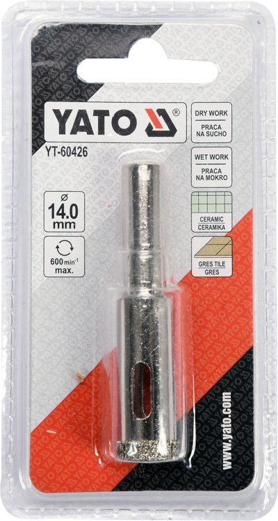 DIAMOND TILE DRILL BIT 14MM (YT-60426)