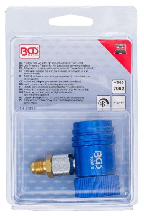 LOW-PRESSURE ADAPTER FOR AIR CONDITIONING SERVICE UNIT 7092 | R1234YF (7092-3)