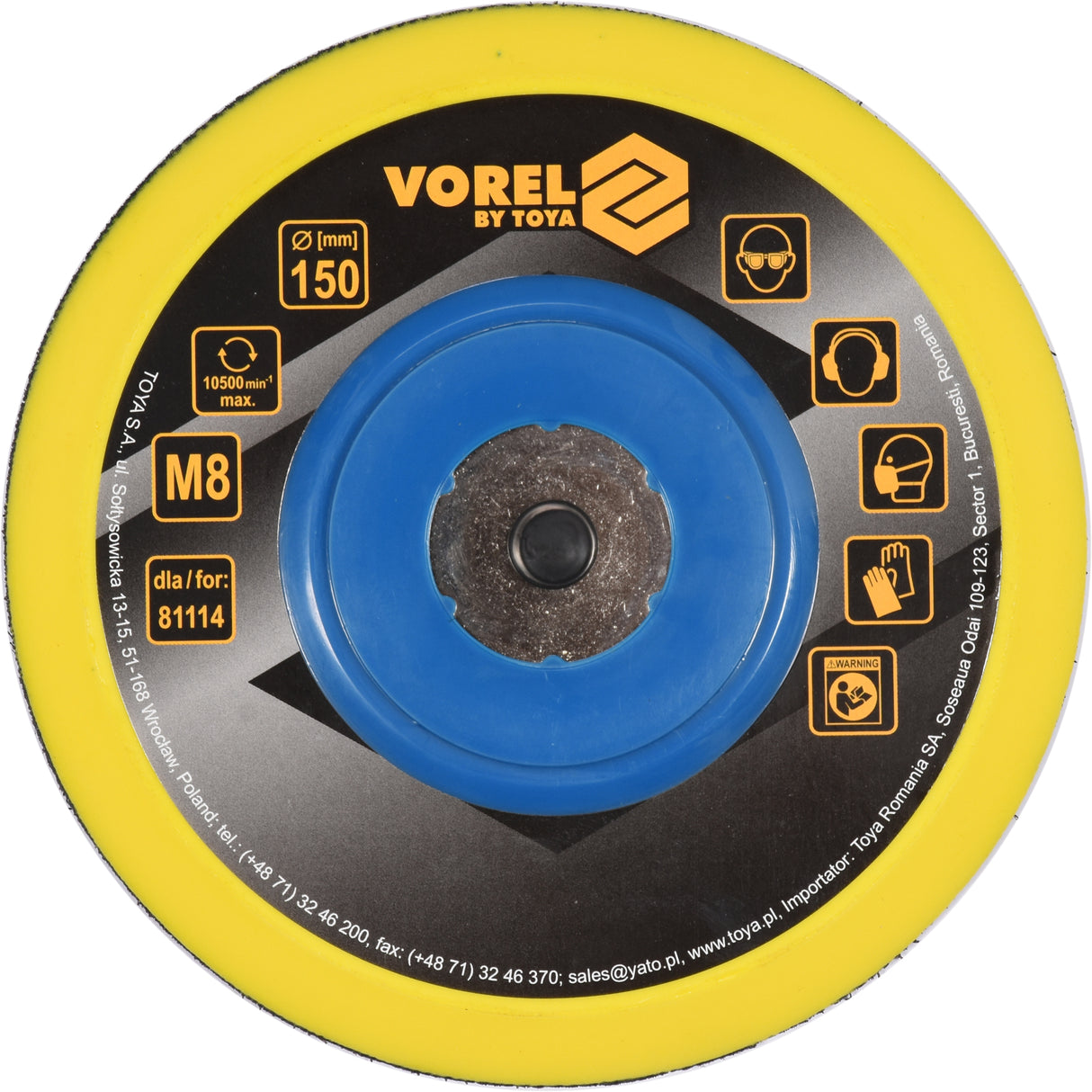 DISC FOR AIR SANDER 150MM (81115)