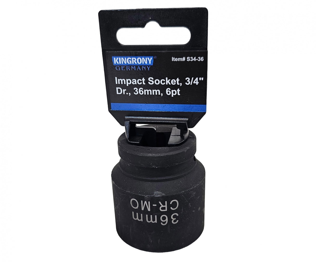 IMPACT SOCKET HEX | 20 MM (3/4") | 36 MM (S34-36)