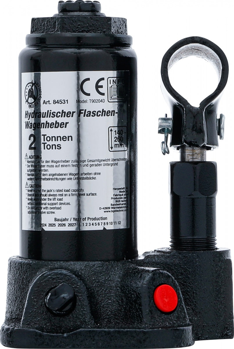 HYDRAULIC BOTTLE JACK | 2 T (84531)