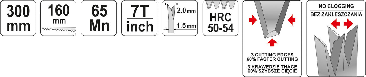 WALLBOARD SAW 150MM (YT-3134)