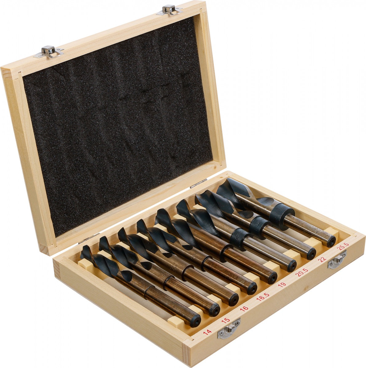 METAL DRILL BIT SET | 14-25.5 MM | HSS (4241) | 8 PCS. (72131)