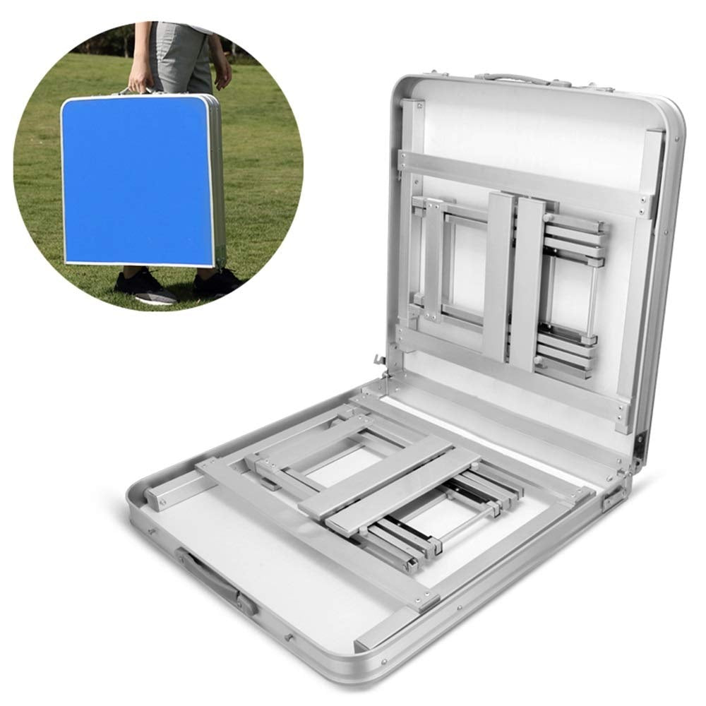 FOLDABLE TABLE / COUNTER | ALUMINUM | SQUARE TUBE | ADJUSTABLE HEIGHT (LC02)
