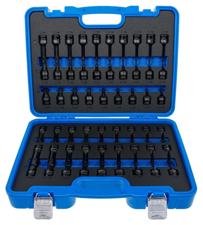 IMPACT BIT SET 1/2" | Hex, Torx, Spline | 56 PCS (7298)