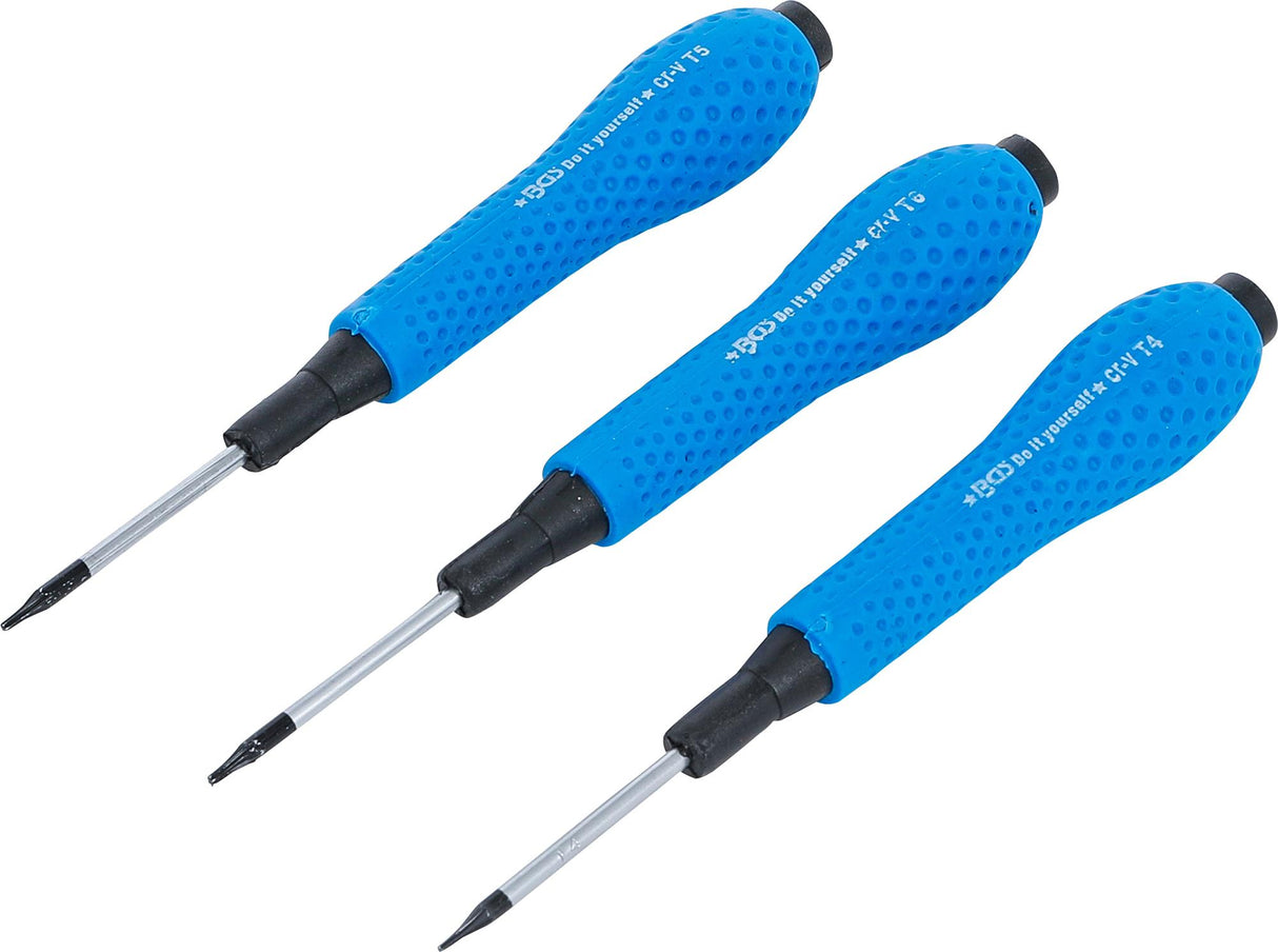 PRECISION SCREWDRIVER SET | T-STAR (FOR TORX) T4 / T5 / T6 | 3 PCS. (803)