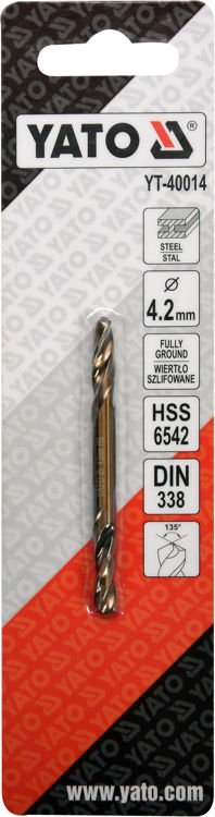 DOUBLE END METAL TWIST DRILL 4,2MM (YT-40014)
