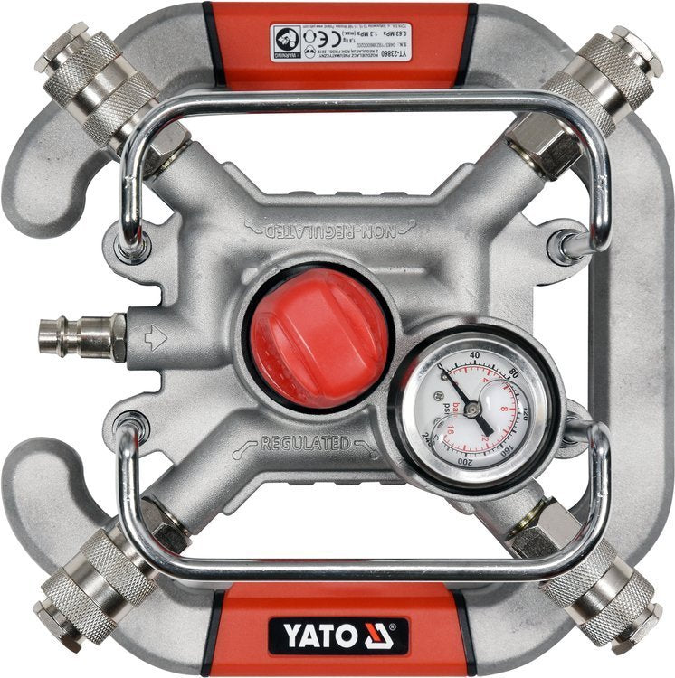 PNEUMATIC DISTRIBUTOR WITH PRESSURE CONTROL | 4 PORTS (YT-23860)