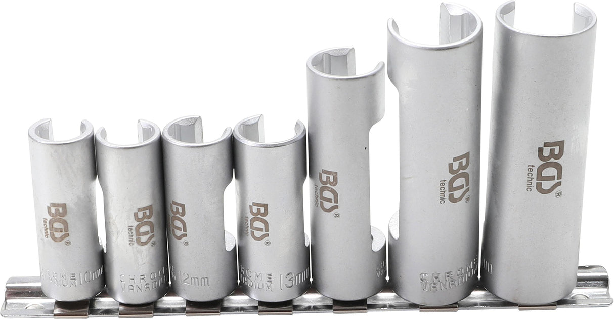 SPECIAL SOCKET SET, SLOTTED | 10 MM (3/8") DRIVE | 10 - 19 MM | 7 PCS. (1105)