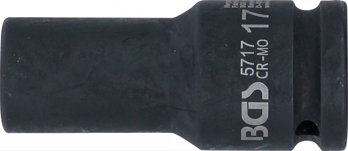 IMPACT SOCKET HEXAGON, DEEP | 20 MM (3/4") DRIVE | 17 MM (5717)