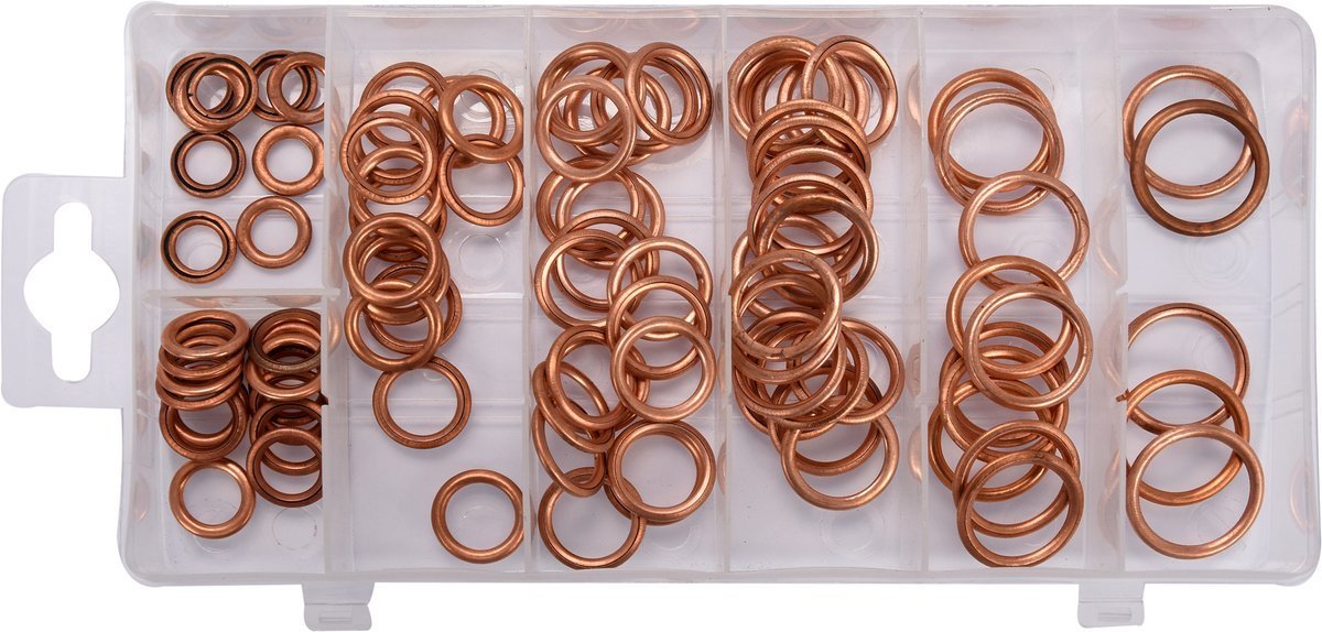 COPPER AIR O-RING ASSORTMENT 95PC (YT-068713)