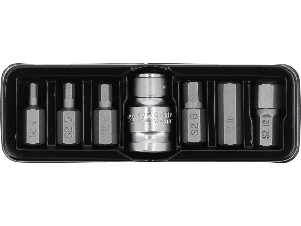 SCREWDRIVER BIT SET /HEX/ 7PCS (YT-0412)