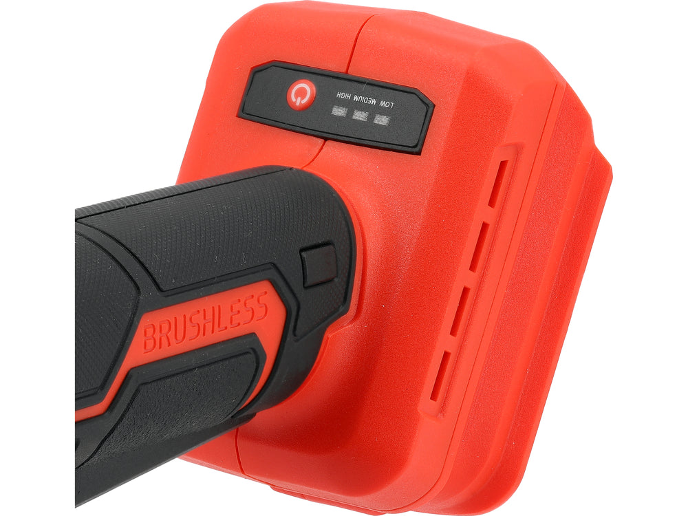 CORDLESS ANGLE GRINDER | SOFT START | 18V | 125 MM | WITHOUT BATTERIES (YT-828256)