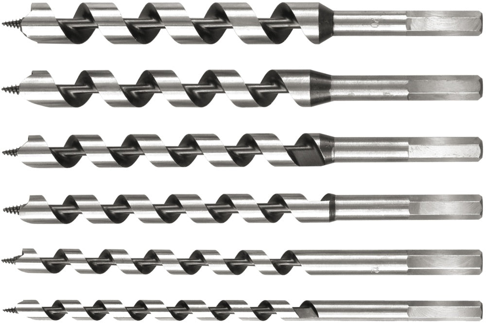 WOOD DRILL SET 10-20*230MM / 6PCS (22465)