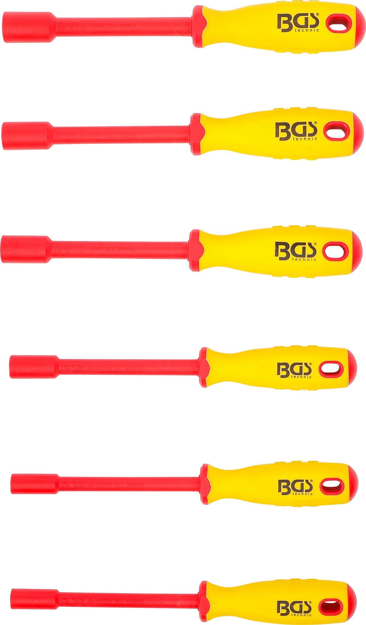 VDE SOCKET SCREWDRIVER SET | HEXAGON | 5.5 - 12 MM | 6 PCS. (71095)