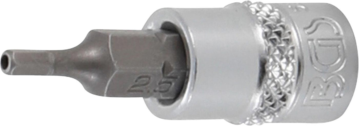 BIT SOCKET SET | 6.3 MM (1/4") DRIVE | INTERNAL HEXAGON TAMPERPROOF 2 - 7 MM | 8 PCS. (5156)