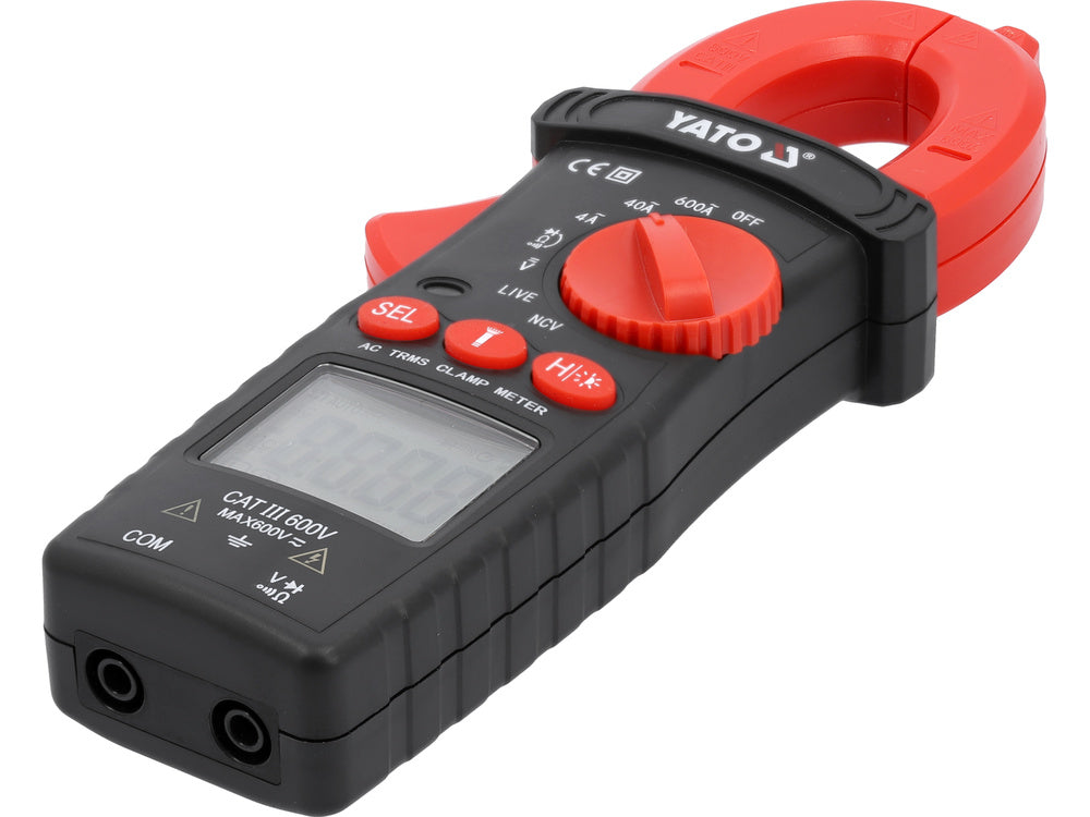 CLAMP MULTIMETER TRUE RMS AC 600A (YT-730935)