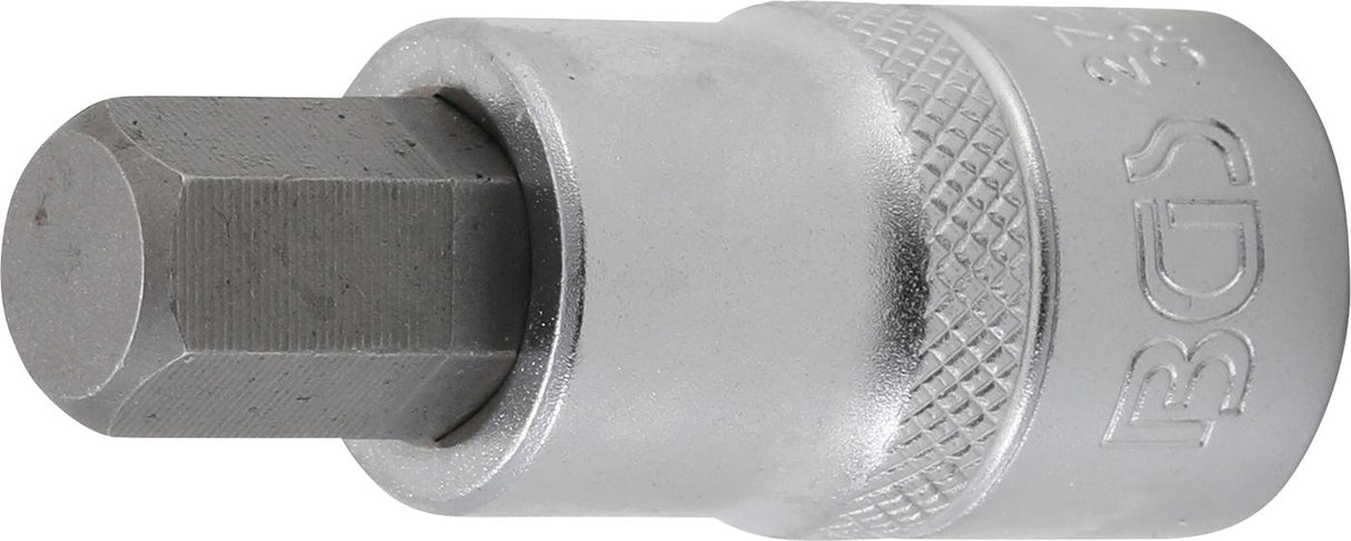 BIT SOCKET | LENGTH 55 MM | 12.5 MM (1/2") DRIVE | INTERNAL HEXAGON 15/32" (2737)