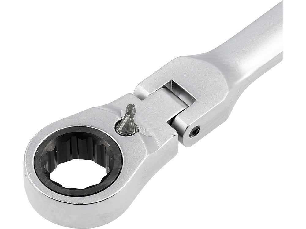 SET OF RATCHETING RING DOUBLE-ENDED LONG REVERSIBLE WRENCHES | WITH SWITCH | 8-19 MM | 6 PCS (YT-50390)