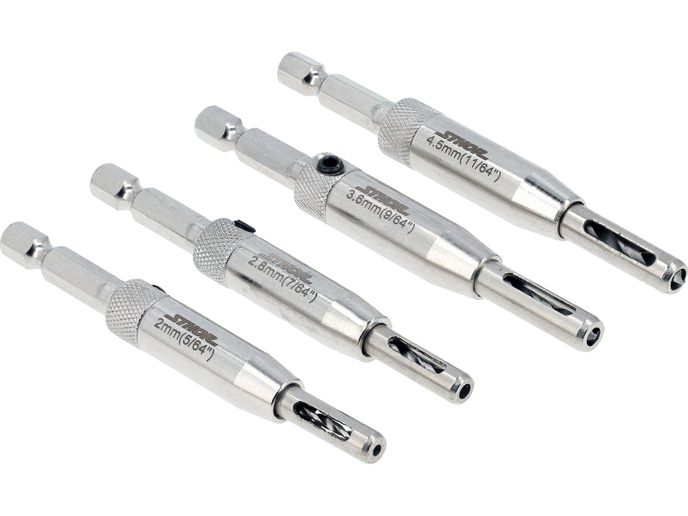 DOOR WINDOW HINGES DRILL BITS SET 4PCS (22750)