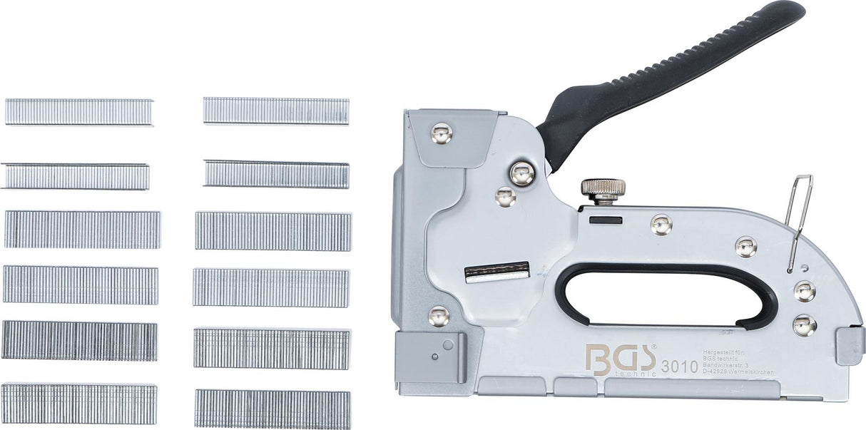 STAPLE GUN | FOR STAPLES 6 - 17 MM | NAILS AND PINS 12 - 16 MM (3010)