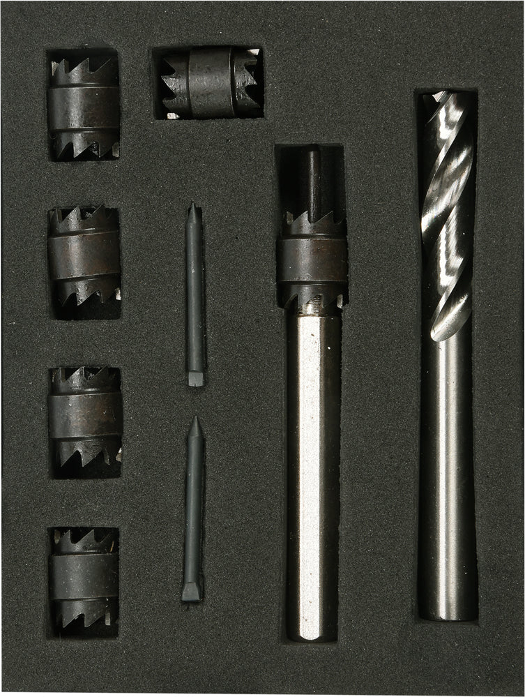 SPOT WELD CUTTER DRILL BIT SET 9 PCS (YT-28920)