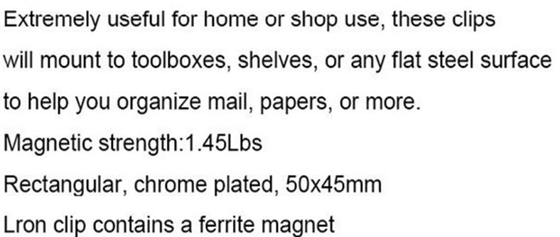 MAGNETIC CLIP | 50X45 MM (MC145)
