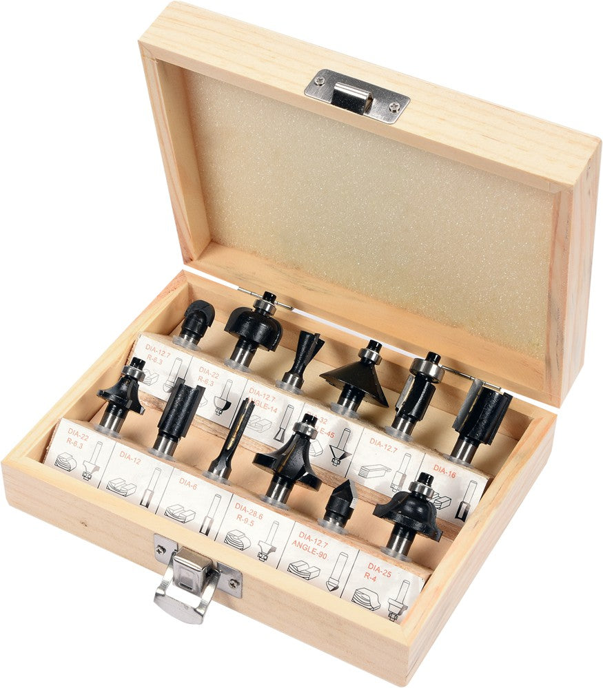 ROUTER BIT SET 12PCS (22550)