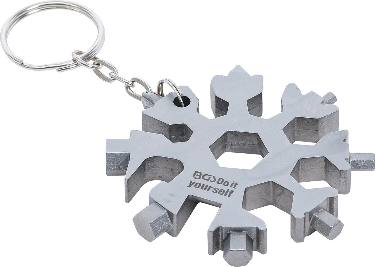 MULTI-FUNCTION TOOL | SNOWFLAKE | 18-IN-1 | STAINLESS STEEL (85880)