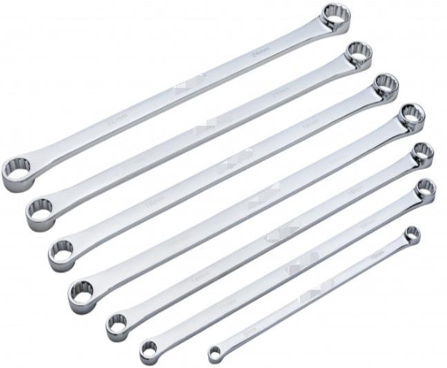 DOUBLE RING WRENCH SET | LONG TYPE | 8 - 24 MM | 7 PCS. (SK5007)